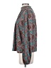 J by Joie 100% Polyester Paisley Teal Long Sleeve Blouse Size S - photo 5