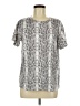 Socialite Paisley Silver Short Sleeve T-Shirt Size M - photo 1