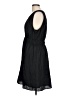 Gap 100% Polyester Solid Black Casual Dress Size L - photo 5