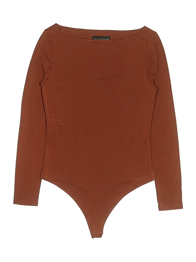 Pre-owned House Of Harlow 1960 Bodysuit In Brown