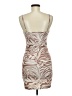 Shein Animal Print Brown Cocktail Dress Size 6 - photo 2