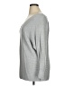 Pink Rose Gray Pullover Sweater Size 1X - photo 5
