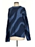 Only Chevron-herringbone Blue Pullover Sweater Size S - photo 1