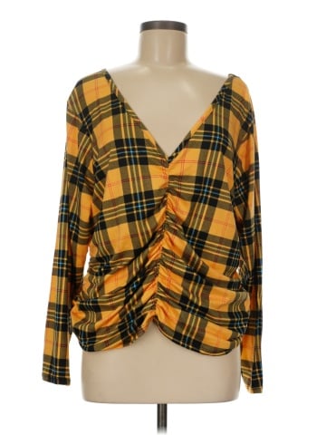 Rainbow Long Sleeve Blouse (view 1)