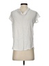 THML 100% Rayon White Short Sleeve Blouse Size S - photo 2