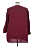 Scomchic 100% Polyester Burgundy 3/4 Sleeve Blouse Size 4X - photo 2
