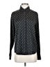 Ann Taylor 100% Polyester Polka Dots Black Long Sleeve Blouse Size S - photo 1