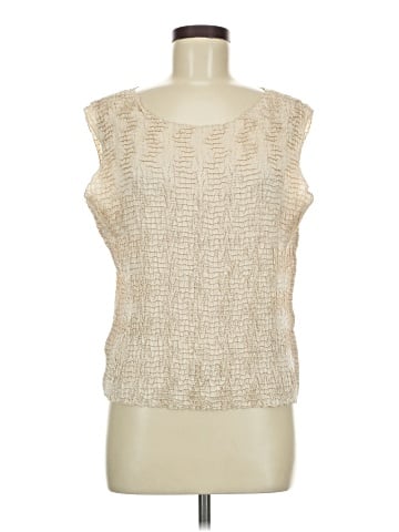 Edge Sleeveless Blouse (view 1)