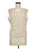 Edge 100% Polyester Ivory Sleeveless Blouse Size M - photo 1