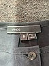 Vince. 100% Leather Gray Short Sleeve Blouse Size M - photo 7