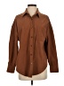 Unbranded 100% Polyester Brown Long Sleeve Blouse Size S - photo 1