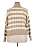 A New Day Stripes Tan Turtleneck Sweater Size XXL - photo 2