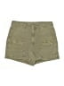 Stretta Solid Green Khaki Shorts Size 12 - photo 1