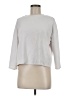 Lou & Grey Silver Gray 3/4 Sleeve Top Size M - photo 1