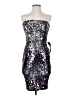 Jump Apparel 100% Polyester Silver Cocktail Dress Size 5 - 6 - photo 1