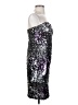 Jump Apparel 100% Polyester Silver Cocktail Dress Size 5 - 6 - photo 4