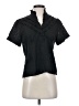 Gianni Feraud Black Short Sleeve Blouse Size 32 - photo 1