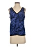 Halogen 100% Polyester Blue Sleeveless Blouse Size S - photo 1