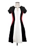Studio One Color Block Black Casual Dress Size 4 - photo 1