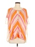 Ella Moss Orange Short Sleeve Blouse Size M - photo 1