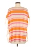 Ella Moss Orange Short Sleeve Blouse Size M - photo 2