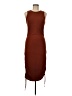 Shein Solid Brown Casual Dress Size 8 - 10 - photo 1