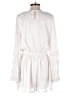 Entro 100% Polyester Metallic White Romper Size M - photo 2