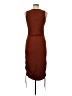 Shein Solid Brown Casual Dress Size 8 - 10 - photo 2