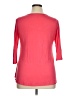 Assorted Brands Pink 3/4 Sleeve Top Size XL - photo 2