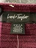Lord & Taylor Burgundy Pullover Sweater Size L - photo 7