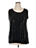 Clara Sun Woo Black Sleeveless Top Size XL - photo 1