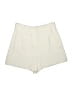 Zara Chevron-herringbone Ivory Shorts Size M - photo 1