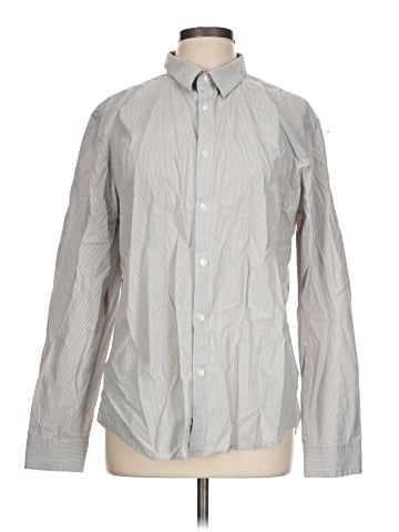 Calvin Klein Long Sleeve Button-Down Shirt (view 1)