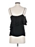 J.Crew 100% Polyester Black Sleeveless Blouse Size 4 - photo 2