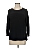 Tahari 100% Polyester Black 3/4 Sleeve Top Size M - photo 1