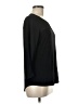 Tahari 100% Polyester Black 3/4 Sleeve Top Size M - photo 4
