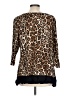 Ruby Rd. Brown 3/4 Sleeve Blouse Size L - photo 2