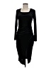 Unbranded 100% Polyester Black Cocktail Dress Size M - photo 1