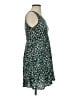 Unbranded Print Teal Casual Dress Size XS (estimated) - photo 4