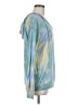 Pink Lily Tie-dye Blue Sweatshirt Size M - photo 4