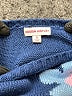 Design History 100% Acrylic Floral Blue Pullover Sweater Size 5 - photo 3