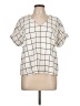 MELLODAY Ivory Short Sleeve Blouse Size L - photo 1