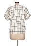 MELLODAY Ivory Short Sleeve Blouse Size L - photo 2