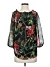 Frank Lyman Design 100% Polyester Black 3/4 Sleeve Blouse Size 4 - photo 1