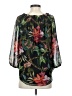 Frank Lyman Design 100% Polyester Black 3/4 Sleeve Blouse Size 4 - photo 2