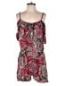 Hype 100% Viscose Animal Print Red Romper Size XL - photo 1
