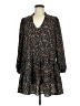 Unbranded 100% Polyester Animal Print Brown Casual Dress Size M - photo 1