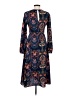 I. Madeline 100% Polyester Paisley Blue Casual Dress Size XS - photo 2