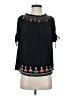 Rampage Black 3/4 Sleeve Blouse Size S - photo 1