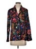 J.Crew Collection Paisley Blue Long Sleeve Blouse Size S - photo 1